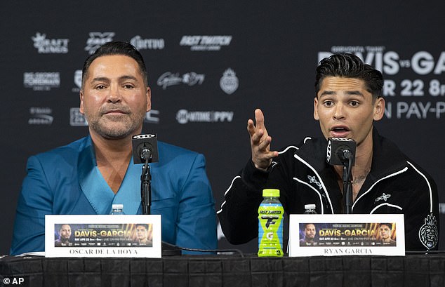 Garcia is led by Oscar de la Hoya, the Mexican-American Golden Boy of his own generation