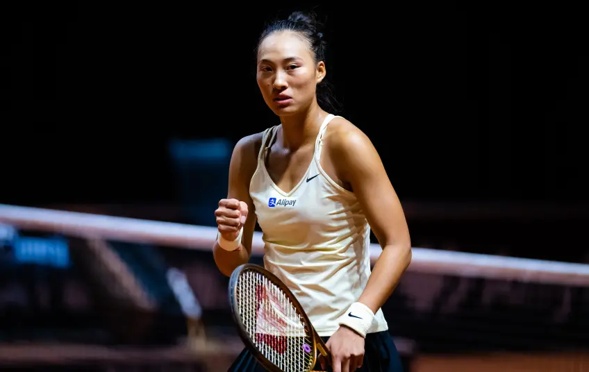 Porsche Tennis Grand Prix Qinwen Zheng sets up R2 faceoff against Iga