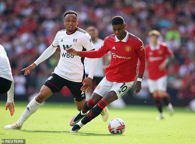 Rashford told those in attendance at the ceremony that he was 'proud' to win the award