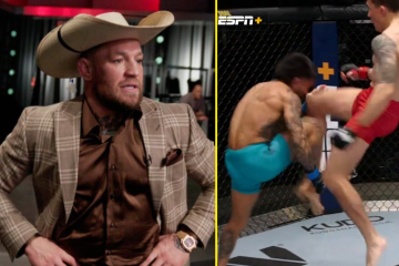 Conor McGregor speechless as Ultimate Fighter contestant KOs his fighter with flying knee 