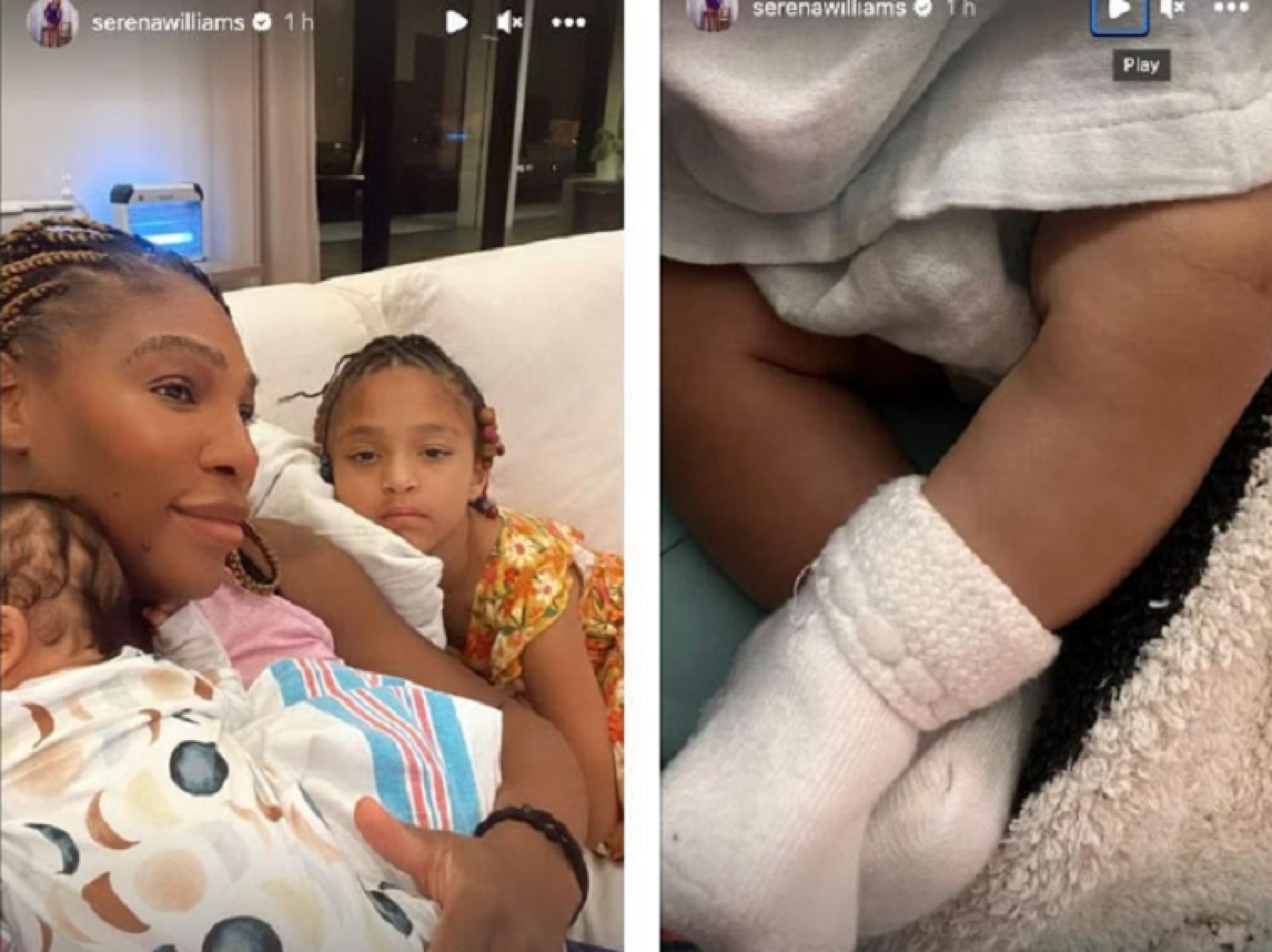 Serena Williams shares the first photos with her daughter Adira | Sports Glitz
